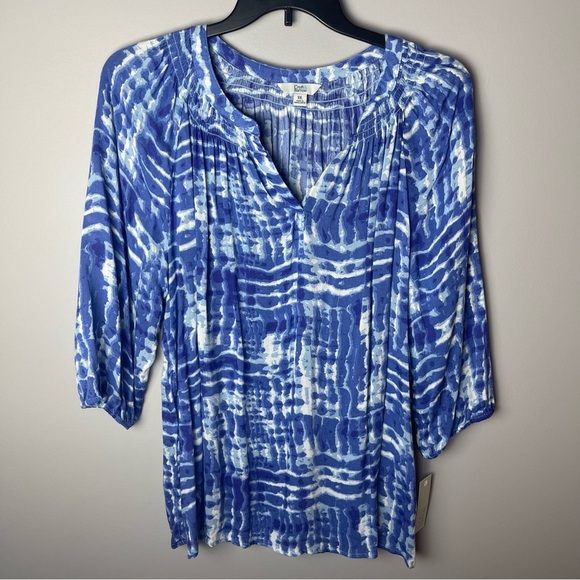 NWT Croft & Barrow Peasant Top XXL - Picture 2 of 12